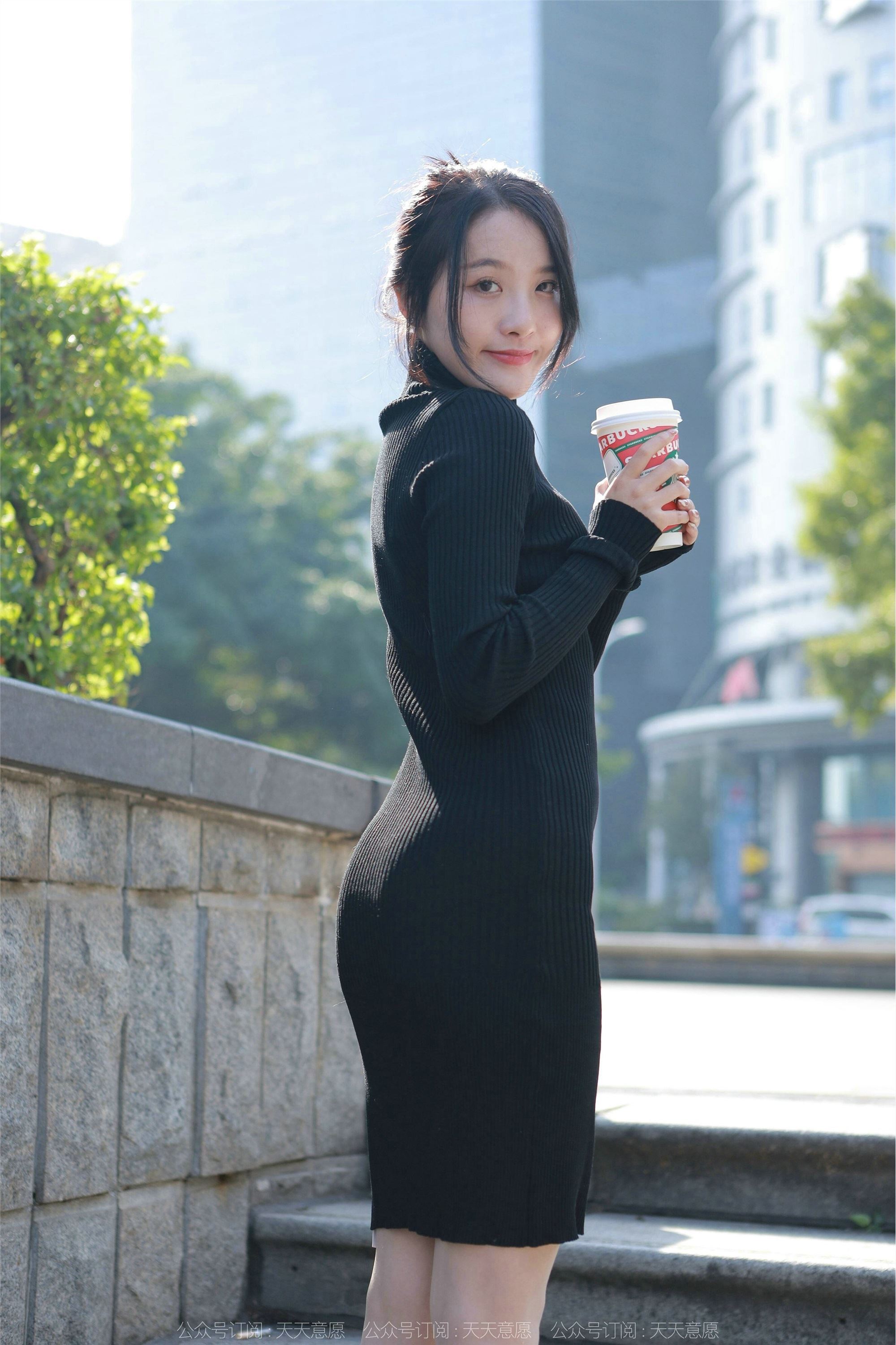 IESS异思趣向 2022.03.21 丝享家1035：婉萍《黑色包臀裙》